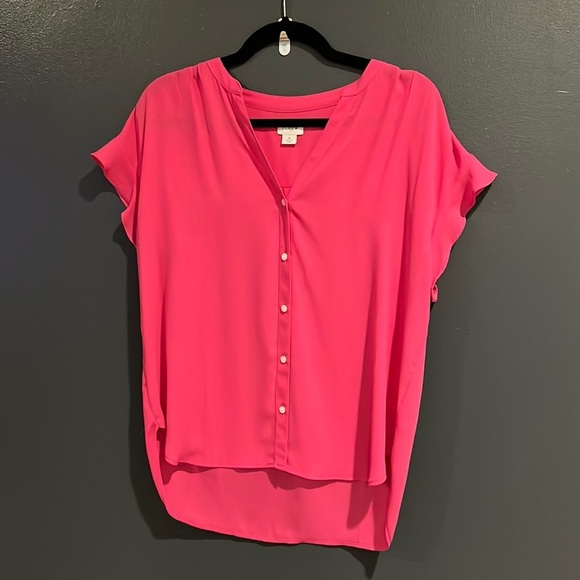 J. Crew Tops - J Crew NWOT Short Sleeve Button Up Blouse Size Medium